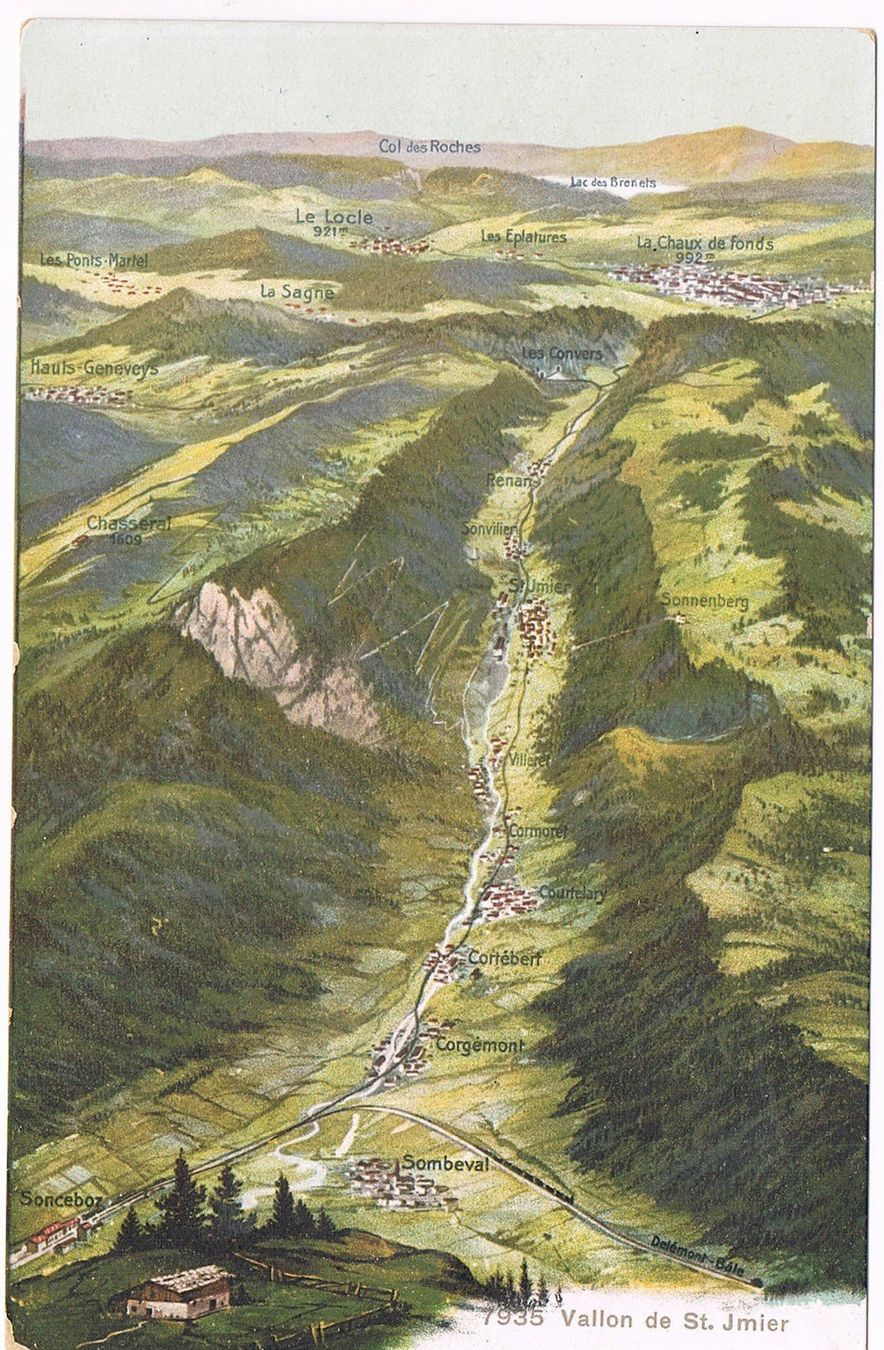 Cartoline postali: Vallon de St. Jmier – Usato da Buchs AG venduto da Baerfisch
