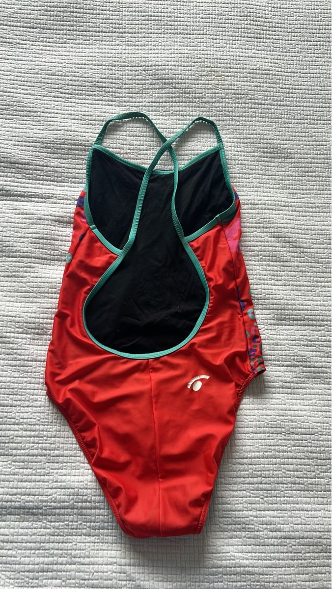 Costumi da bagno & Bikini: Vibrant Red Jaked Swimsuit, Size 46 – Usato da Zürich venduto da ann_fyp6 1