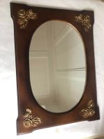 Magnifique grand miroir avec cadre déco fleurs 49x68cm