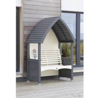 Gartenlaube Sitzbank Cottage Arbour, Originalverpackt