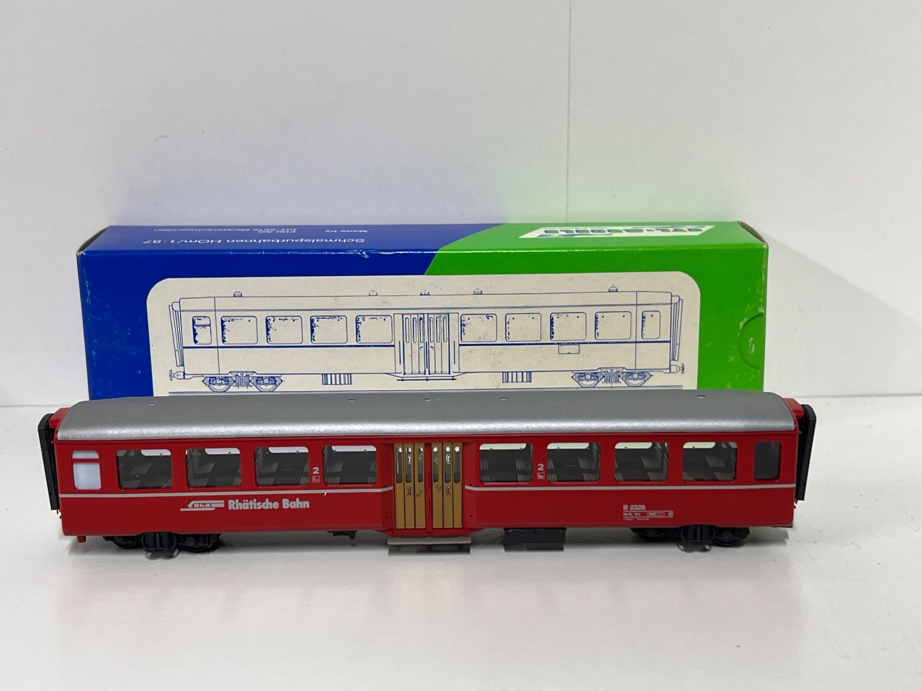 Modellini di ferrovie: STL - MODELS RhB B 2328 Mitteleinstieg  H0m – Usato da Neuenhof venduto da ludovicco 1