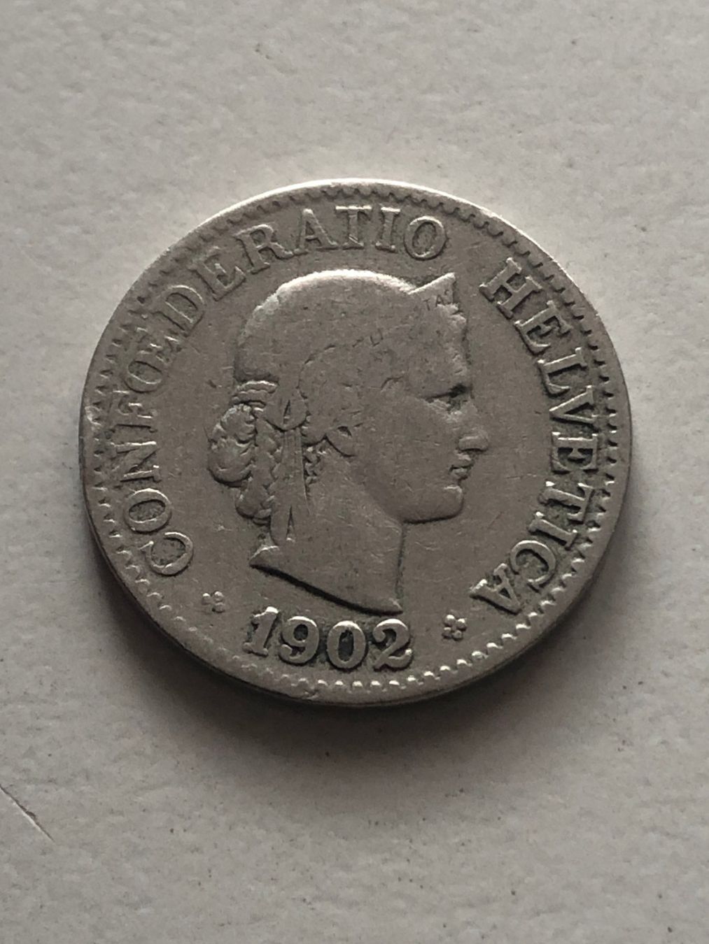 Tutti le monete: 10 Rp. 1902 – Usato da Schötz venduto da Odpa