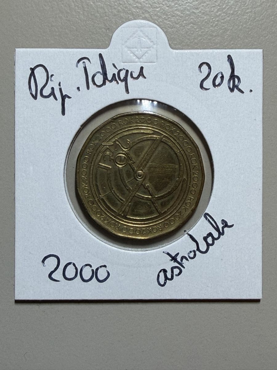 Toutes les monnaies: République Tchèque - 20 couronnes - 2000 - Astrolabe – D'occasion à Payerne par Mike1682