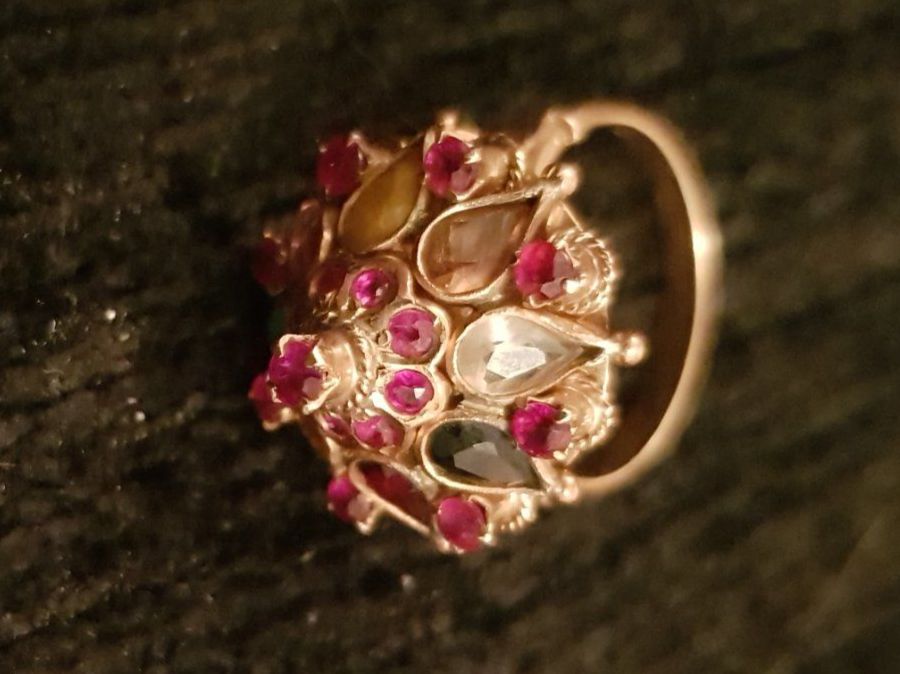 Anelli: Bague "Princesse" Thailandaise or jaune 14k; T.54 – Usato da Marly venduto da Barbarajane 4