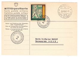 Carte postale militaire pour Bern le 20.VIII.45