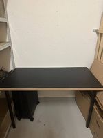 IKEA LAGKAPTEN / ADILS Schreibtisch, schwarz, 120x60 cm