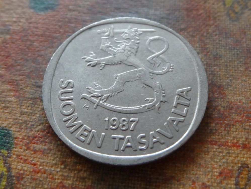Tutti le monete: FINLANDE  1  Markka  1987 – Usato da Romanel-sur-Lausanne venduto da Swift13