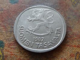 FINLANDE  1  Markka  1987