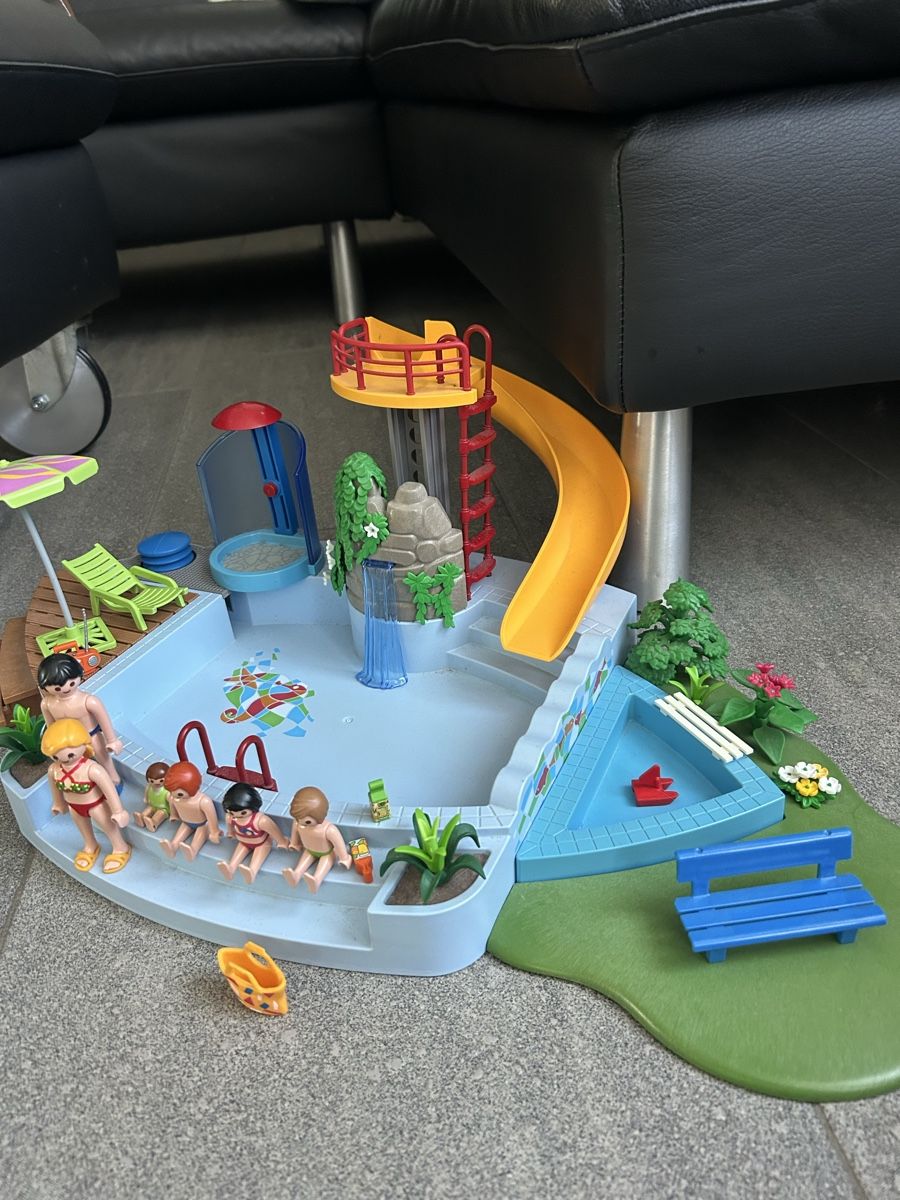 Playmobil Spielzeuge: Playmobil 4858 Freibad mit Rutsche  – Gebraucht aus Teufenthal AG von nat_wfg9 1