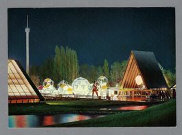 1964, EXPO LAUSANNE 1964, OFFIZIELLE KARTE N° 14