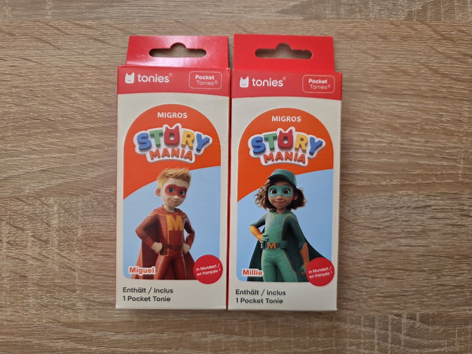 Tonies Figuren: 2 Pocket Tonies MIGROS – Neu und originalverpackt aus Winznau von soli9