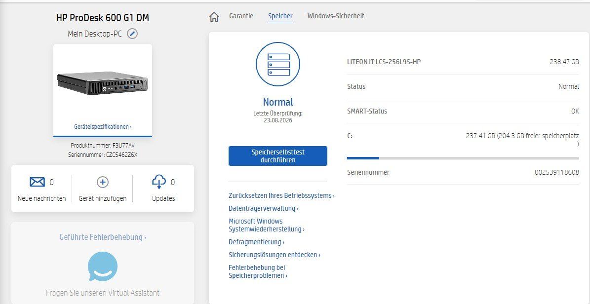 Hewlett Packard PCs: HP ProDesk 600 G1 – Gebraucht aus Zürich von sebime0 6