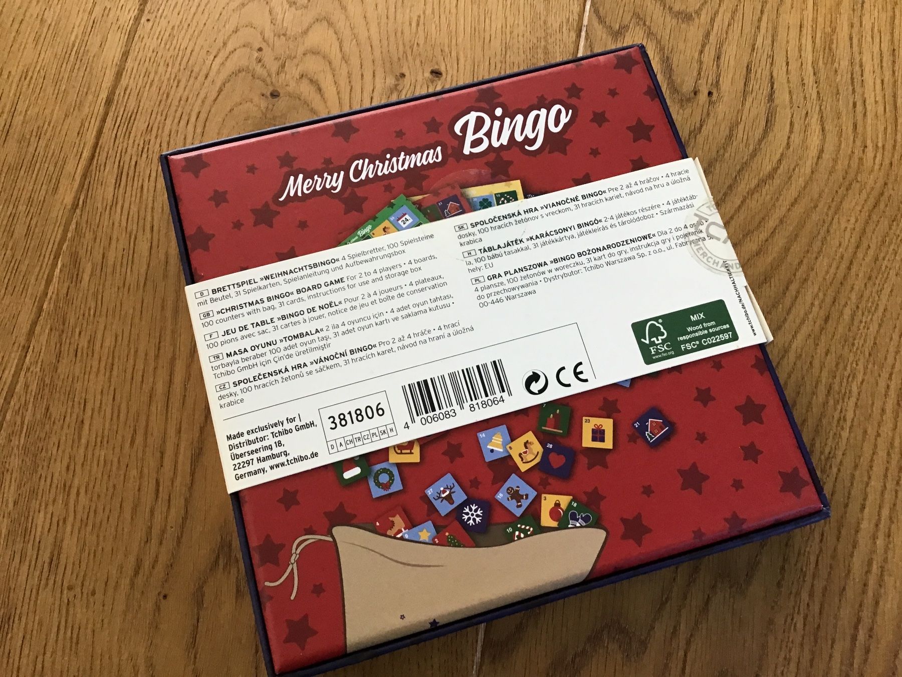Giochi: Weihnachtsbingo Brettspiel von Tchibo – Nuovo (secondo la descrizione) da Rotkreuz venduto da GerberaSpider08 1