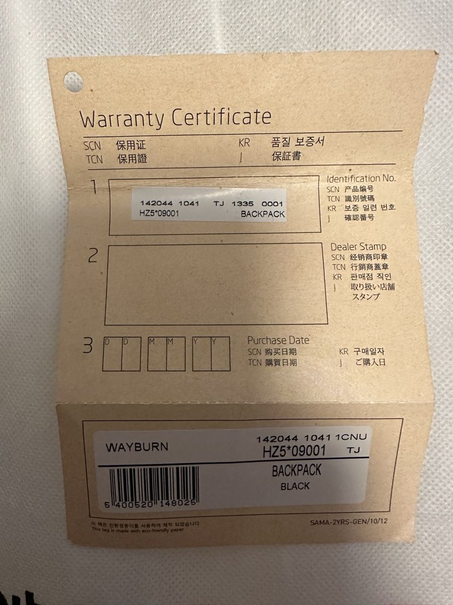Samsonite Zaini: Samsonite Wayburn Rucksack - Neuwertig! – Nuovo (secondo la descrizione) da Seewen SZ venduto da Celoxe 4