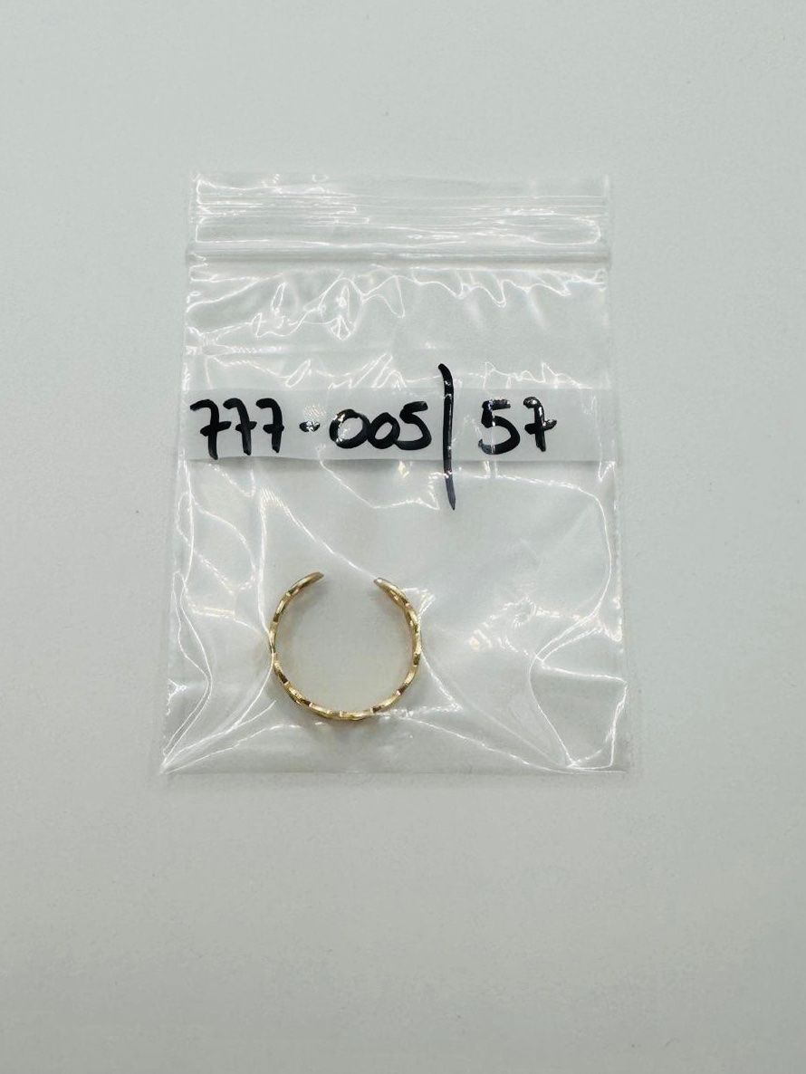Anelli: Golden farbiger Ring / Grösse: 57 – Nuovo e nell'imballaggio originale da Frutigen venduto da glanzvolles.leben 2