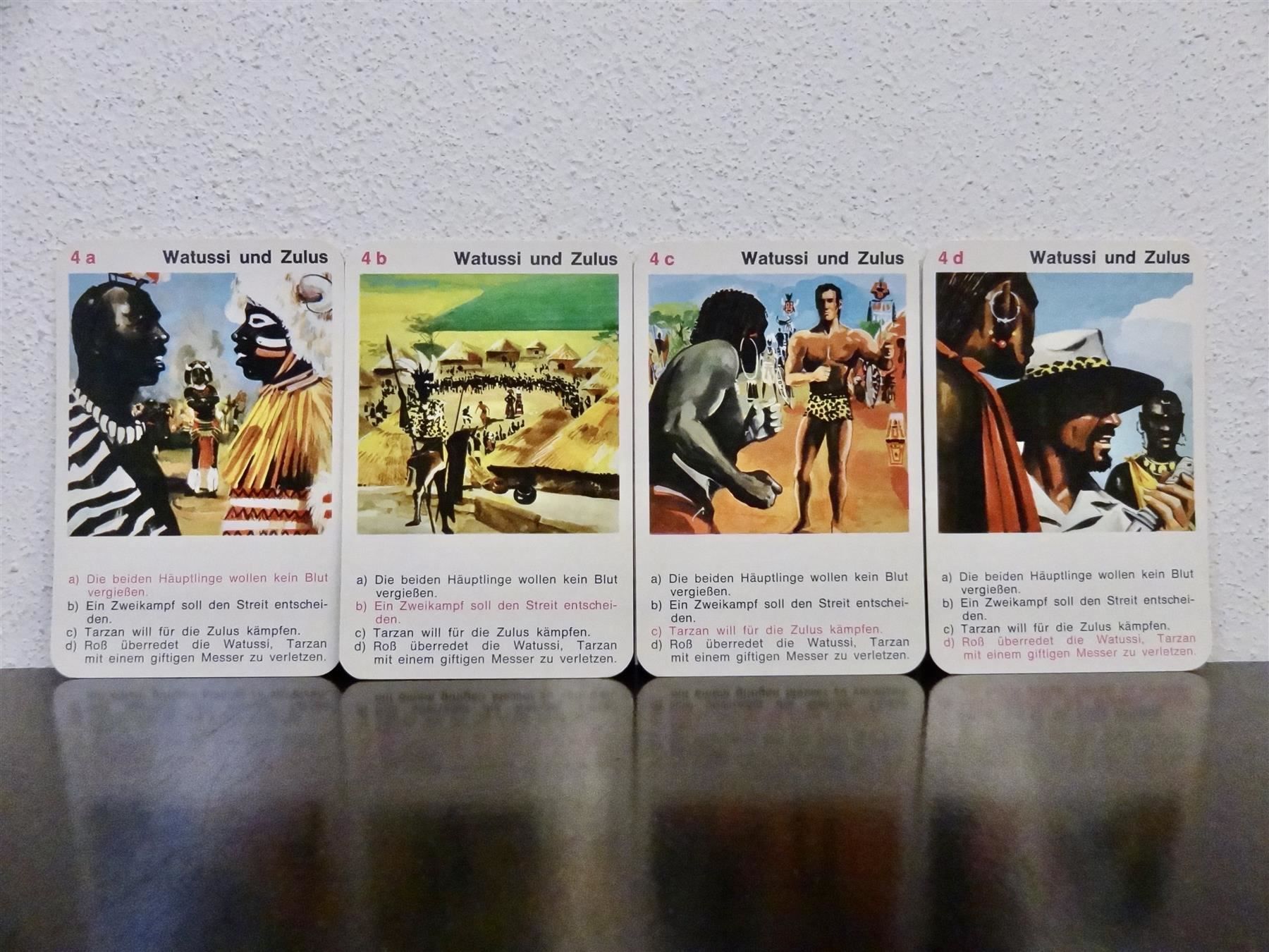 Giochi: schönes altes Quartett TARZAN 1970 – Usato da Kerzers venduto da wisaundso 5