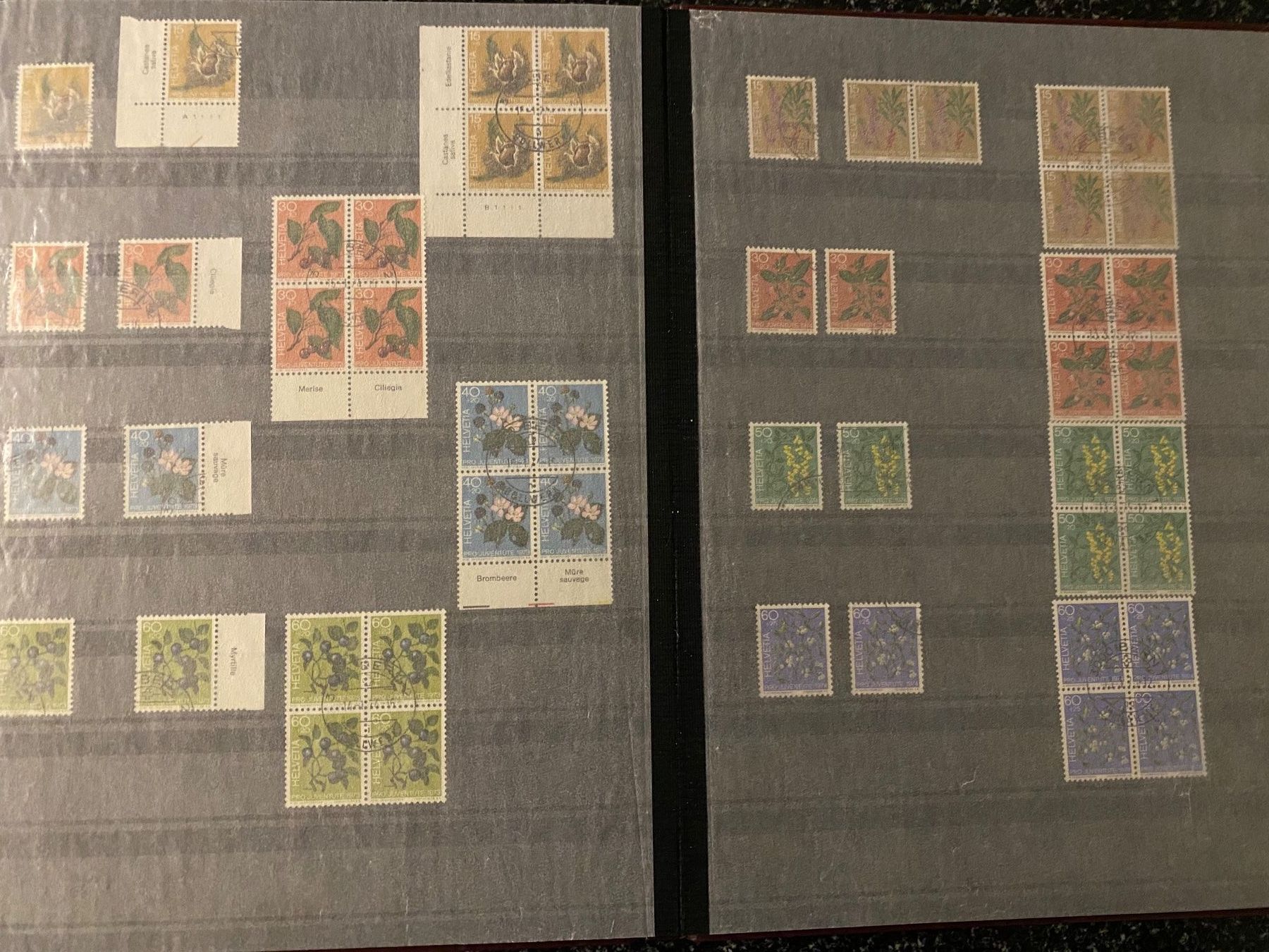 Alben: Briefmarkenalbum - Schweizer Sammlung Pro Juventute – Gebraucht aus Bätterkinden von Albera 6