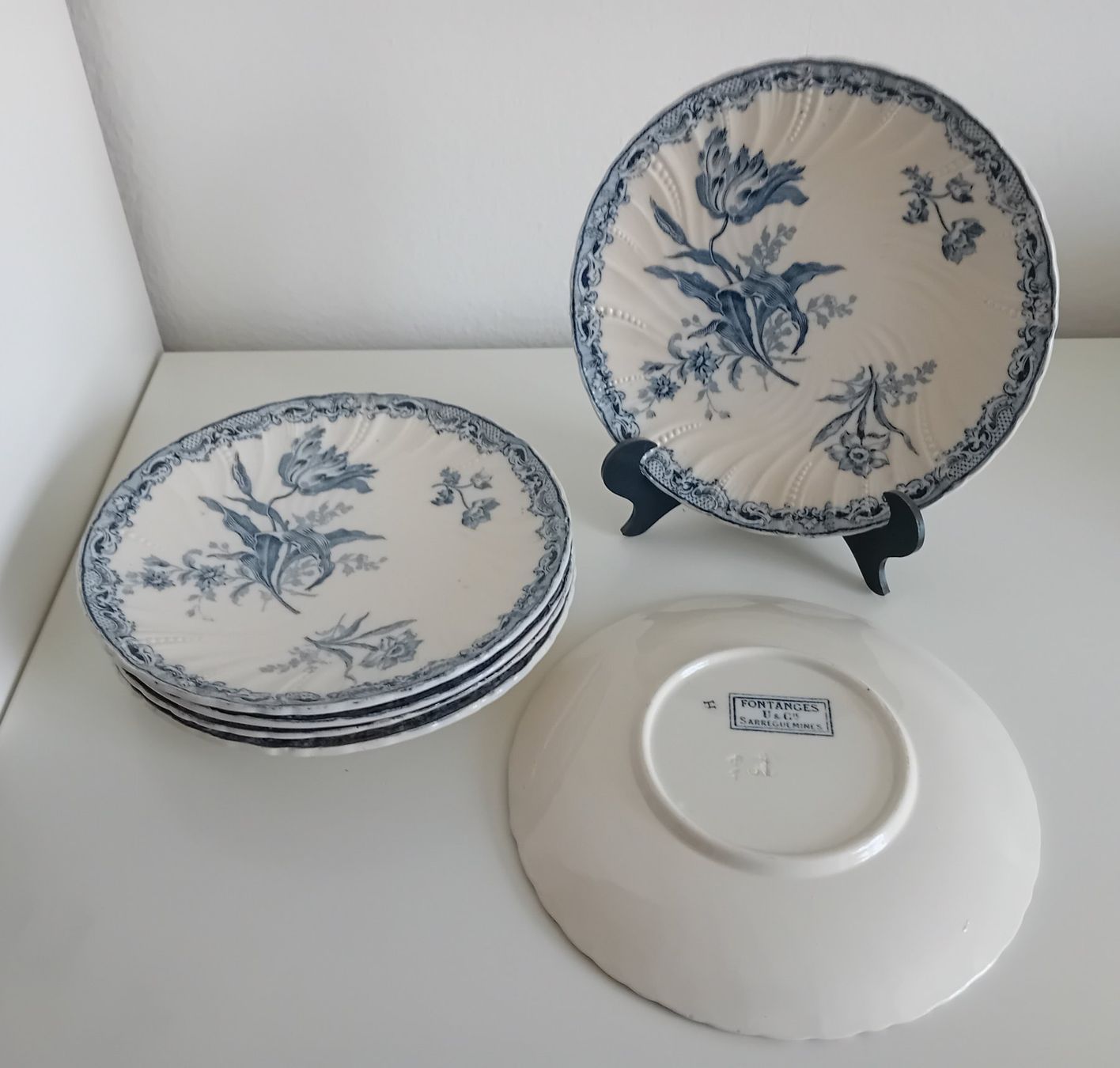 Assiettes: Sarreguemines "Fontanges" Dessertteller – D'occasion à Arbon par kor_w5lq