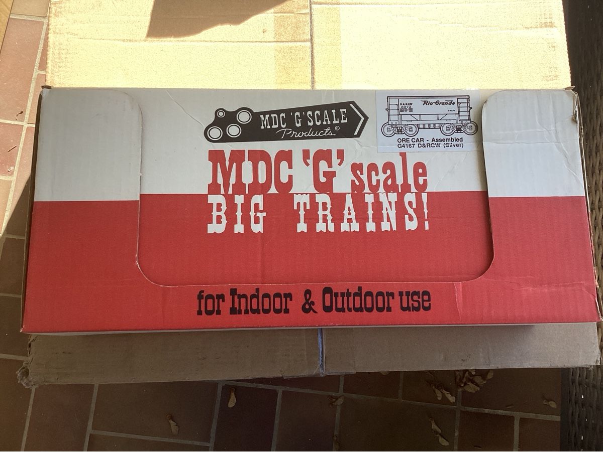 Modellini di ferrovie: MDC G Scale Ore Car DRGW – Usato da Rudolfstetten venduto da Gwyneth2 2