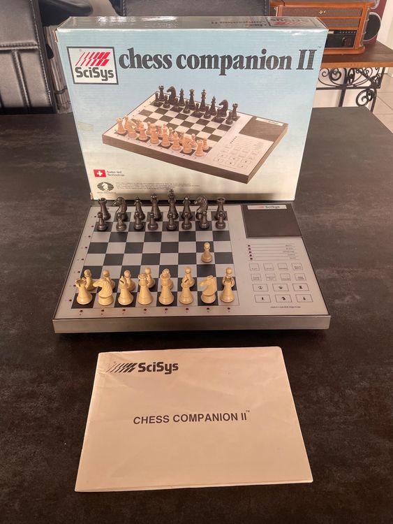 KASPAROV SCISYS CATALOGUE 1986 JEU D'ECHECS ELECTRONIQUE