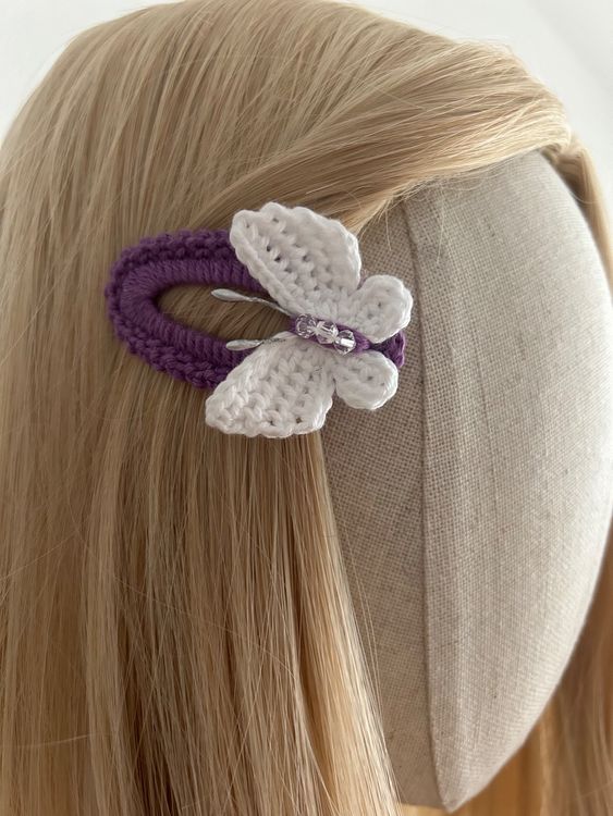 Handgemachte Vintage Haarnadeln Set - 10 Stück Rose Gold Schmetterling Design