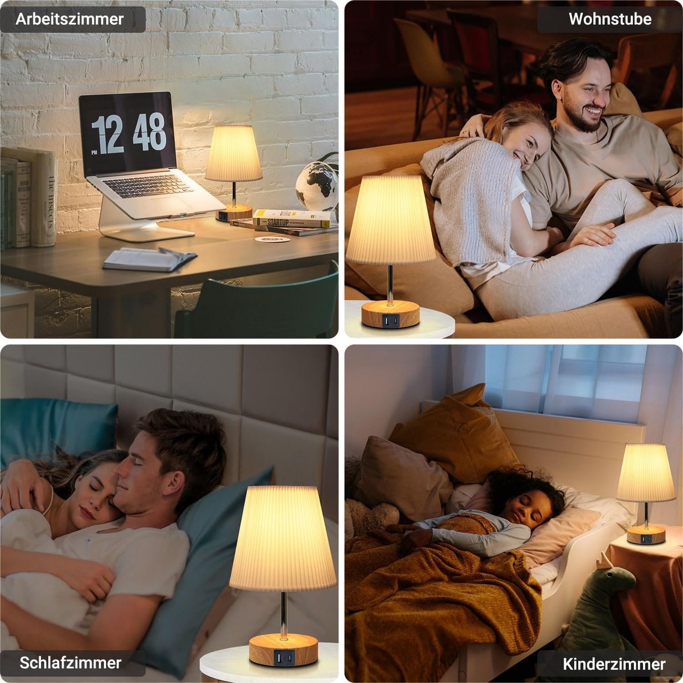 Lampade: Nachttischlampe Touch Dimmbar mit Ladefunktion – Nuovo e nell'imballaggio originale da Nuglar venduto da SaleRitter 5