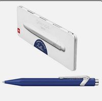 neuer Caran d'Ache Kugelschreiber 849, Blau mit Etui