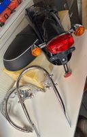 Triumph Bonneville Sitzbank, Gepäckträger und Schutzblech