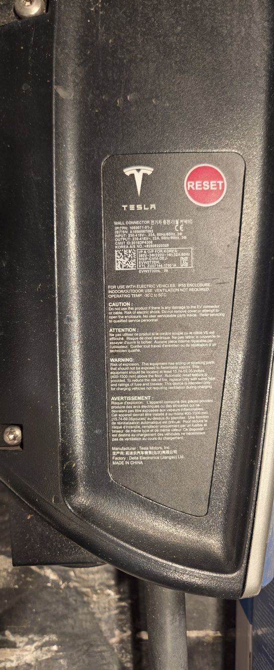 Tesla Caricabatterie: Tesla Wallcharger Gen. 2 – Usato da Hinteregg venduto da Mrdavid 1