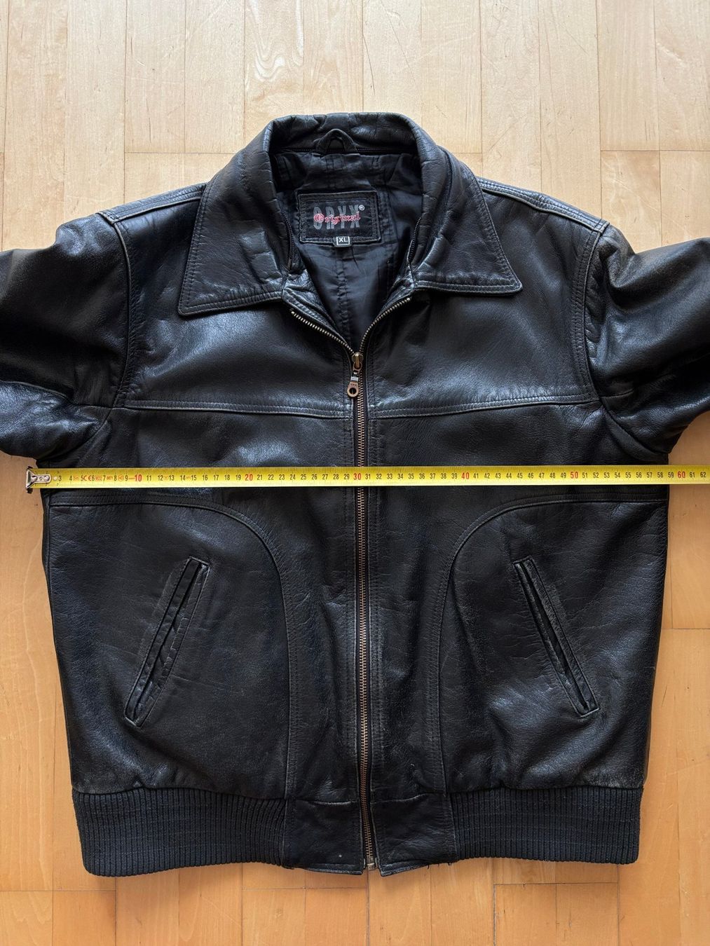 Giacche: Vintage Black Oryx Leather Bomber Jacket – Usato da Belmont-sur-Lausanne venduto da Cedr_Barto 5