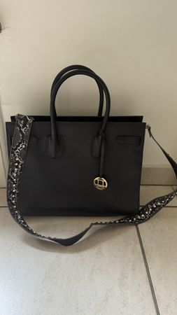 Sac à main Toscan en cuir noir