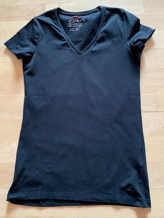 ESPRIT Damen T'Shirt in Gr. XS, Schwarz, Neu