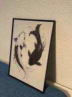 Yin-Yang Koi Bild