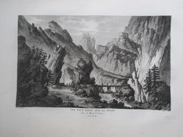 Tessin pont Kupferstich von Chatelet 1780