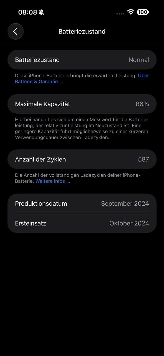 Apple Telefoni cellulari / Smartphones: Apple iPhone 16 Pro Max 1TB Black Titanium neuwertig – Usato da Schindellegi venduto da Schiek 9