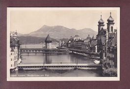 LUZERN - Reussbrücke - Jesuitenkirche
