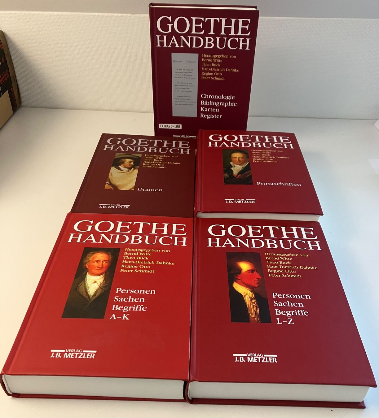 Libri: Goethe Handbuch Band 2-4 plus Registerband – Nuovo (secondo la descrizione) da Luzern venduto da Gaudi02