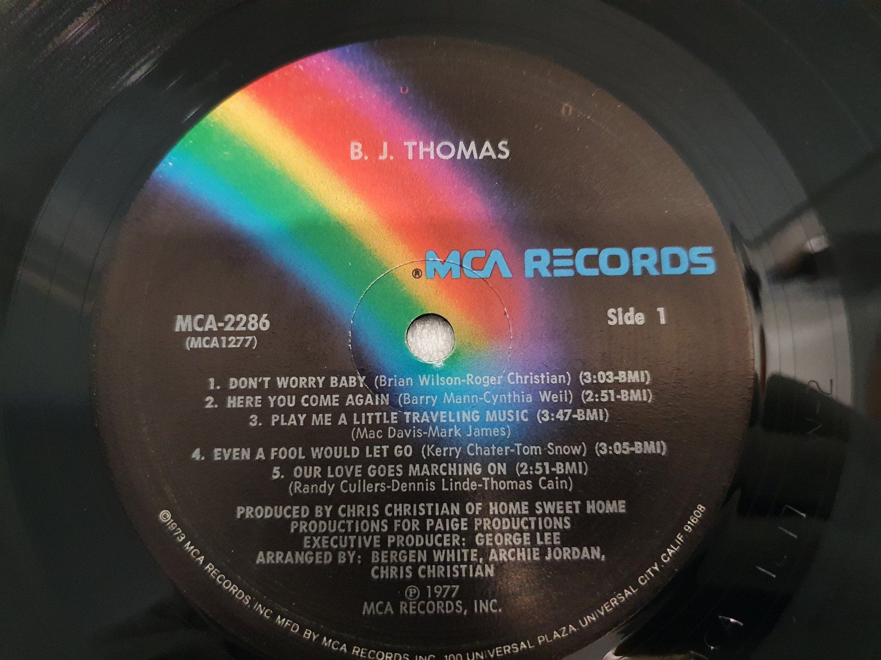 Schallplatten: B.J. Thomas – B.J. Thomas – Gebraucht aus Uster von Vinyl-Leidenschaft 3