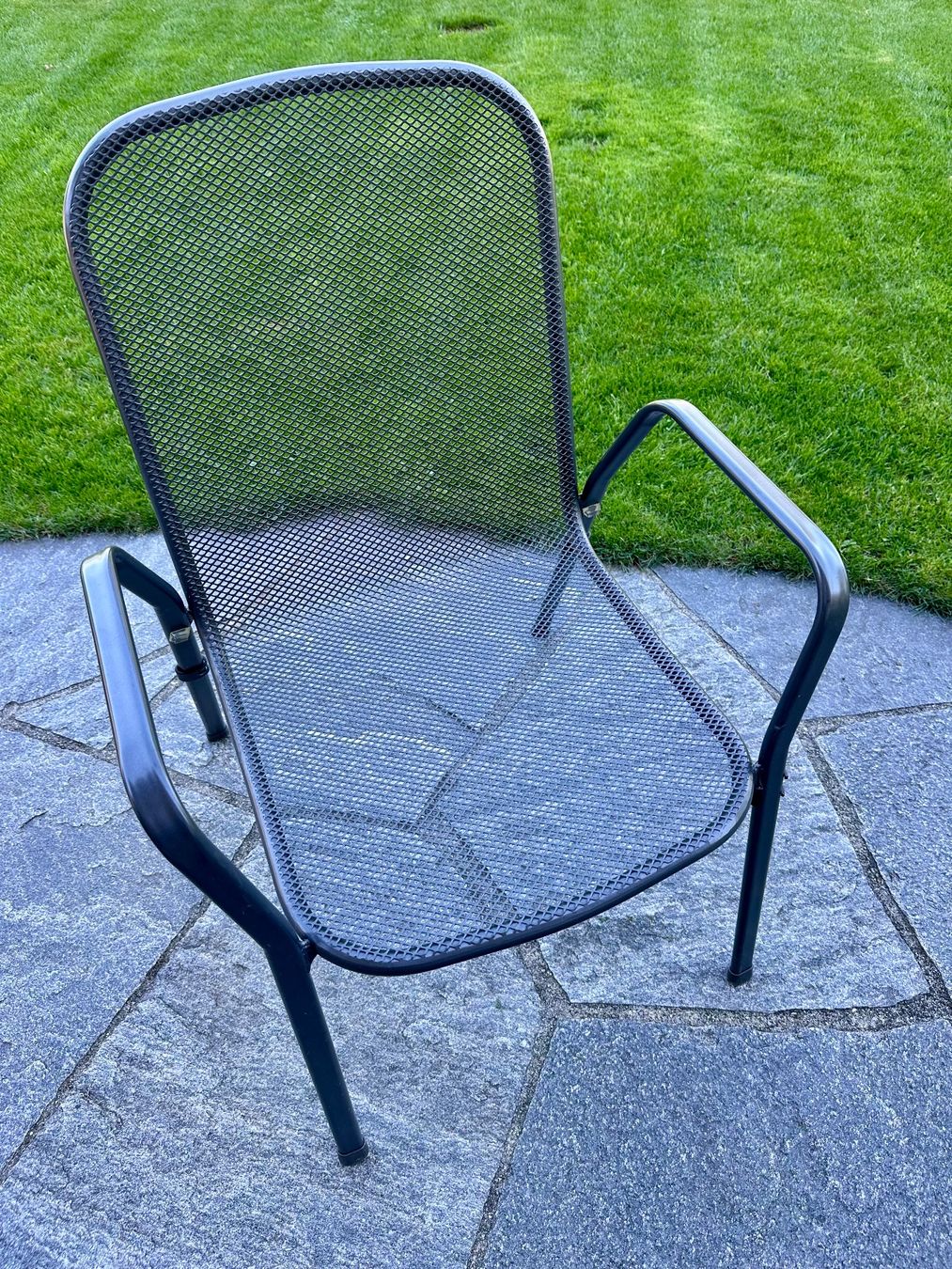 Hunn Set de table et chaises: Gartentisch rund mit 4 Stühlen, Metall anthrazit – D'occasion à Leissigen par lolo4053 7
