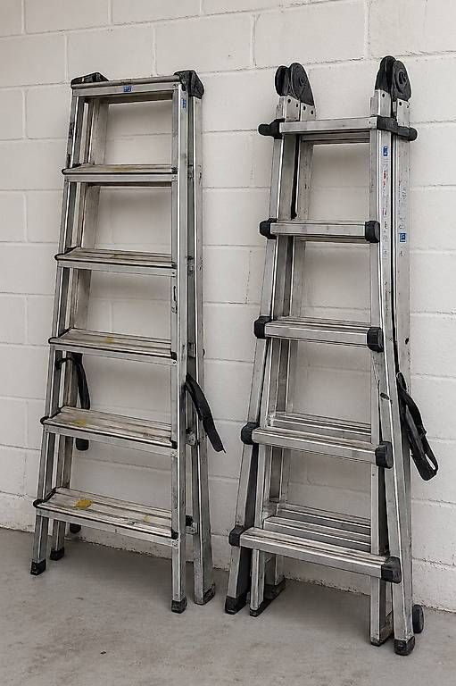 Scale: 2x Aluminium Leiter / Klappleiter  gebraucht  – Usato da Oftringen venduto da rex_5dgy
