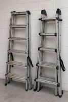 2x Aluminium Leiter / Klappleiter  gebraucht 