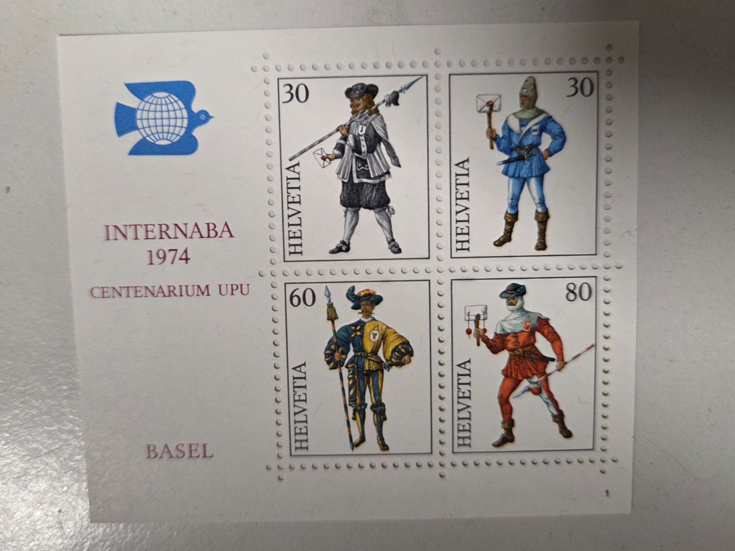 Tutti i francobolli: Sondermarke Block INTERNABA, 1974 Basel Marke – Nuovo (secondo la descrizione) da Zürich venduto da Alibaba1234