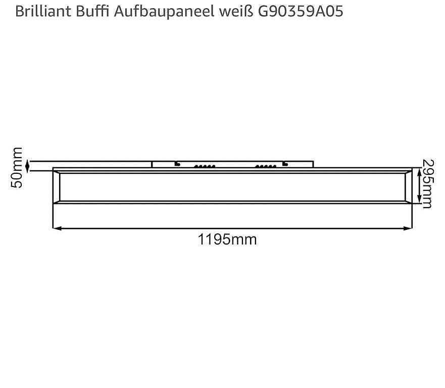 Lampade: Brillant Buffi Aufbaupanel weiss – Usato da Buttisholz venduto da rogi_77 2
