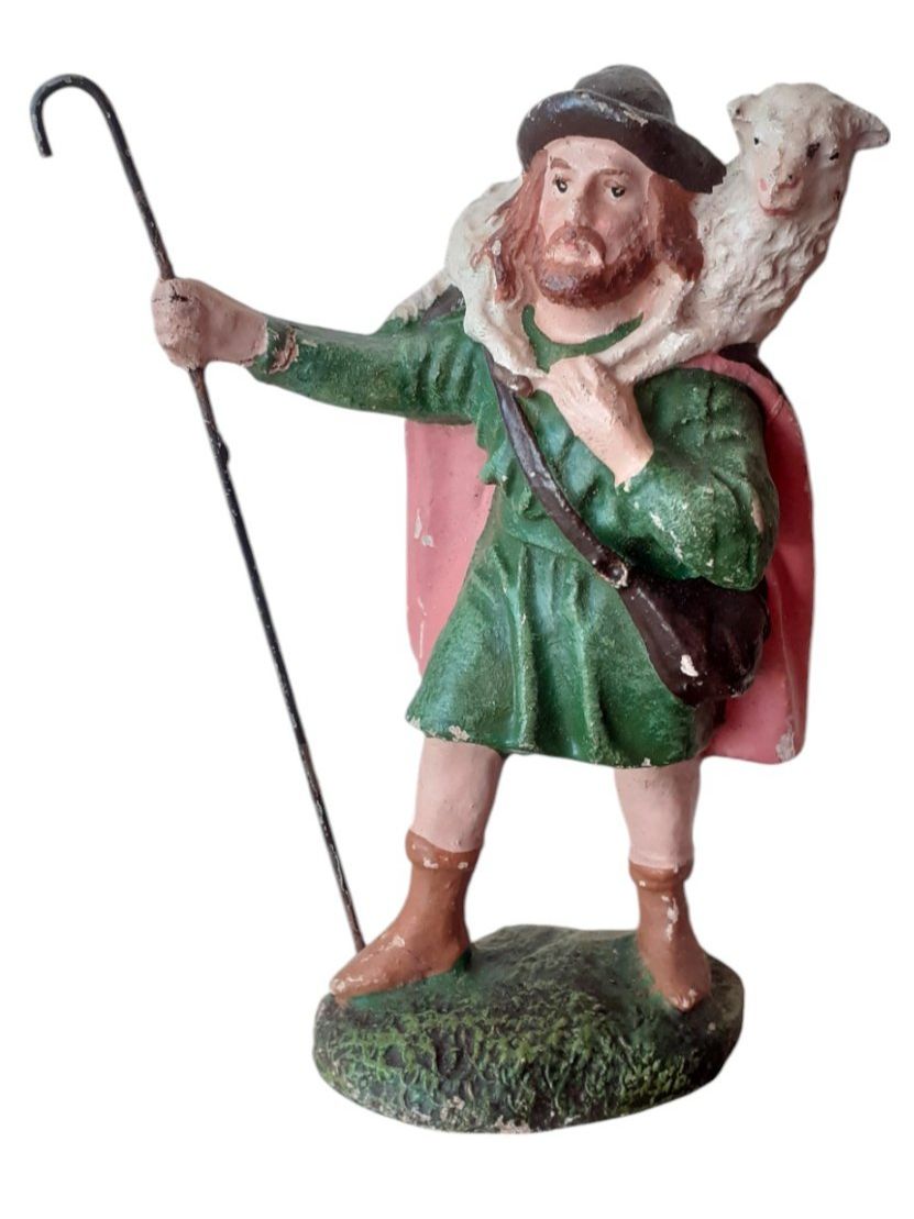 Statuette: Krippenfigur Hirte 1900 – Usato da Mörschwil venduto da lindaswunderkiste 1