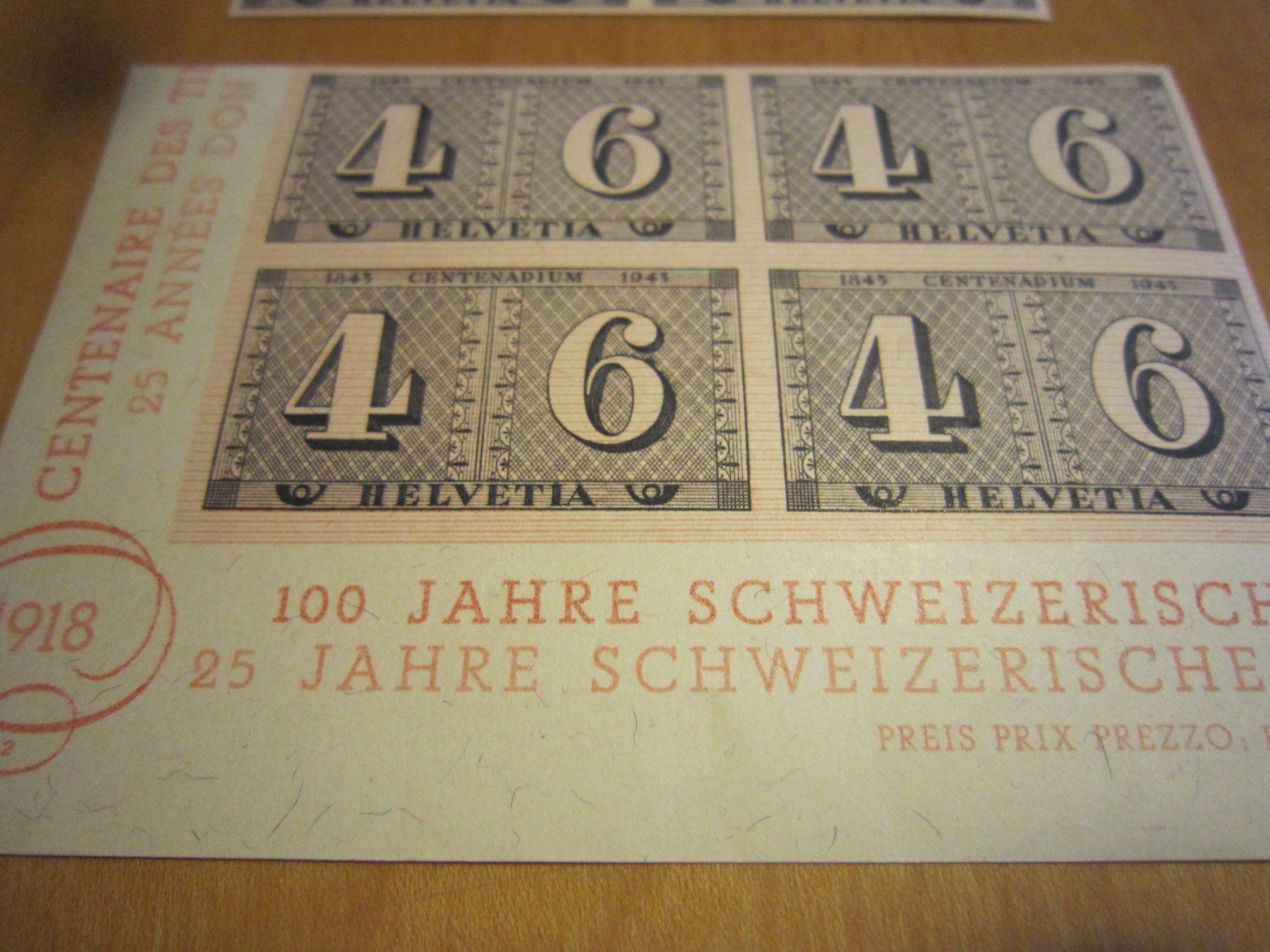 Tutti i francobolli: 1943 Block Ausschnitte 4er Block postfrisch und ET Stempel – Usato da Giubiasco venduto da sal_9j6w 2