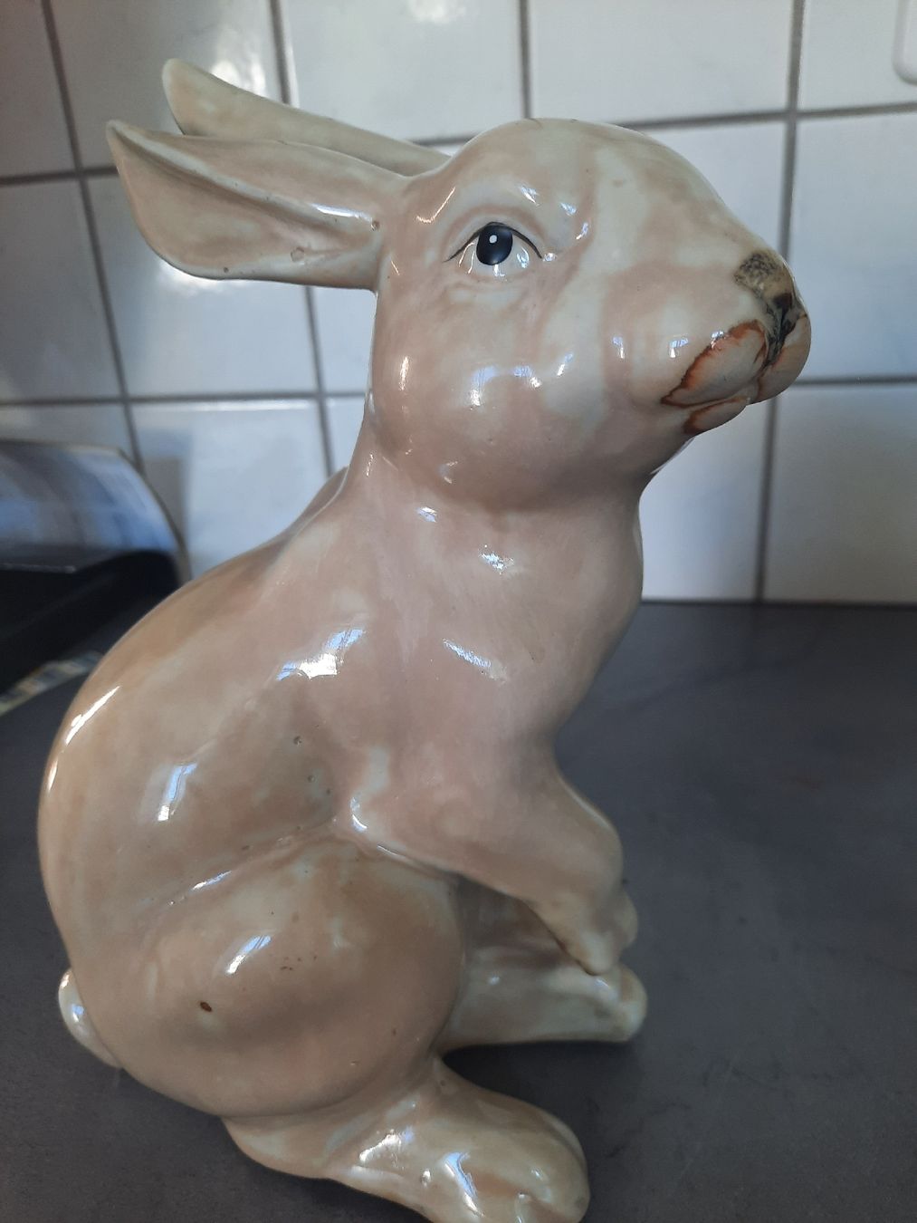 Alle Dekorationen: 2 LAPINS, en CÉRAMIQUE VERNISSÉE – Gebraucht aus Le Locle von marylise01 3