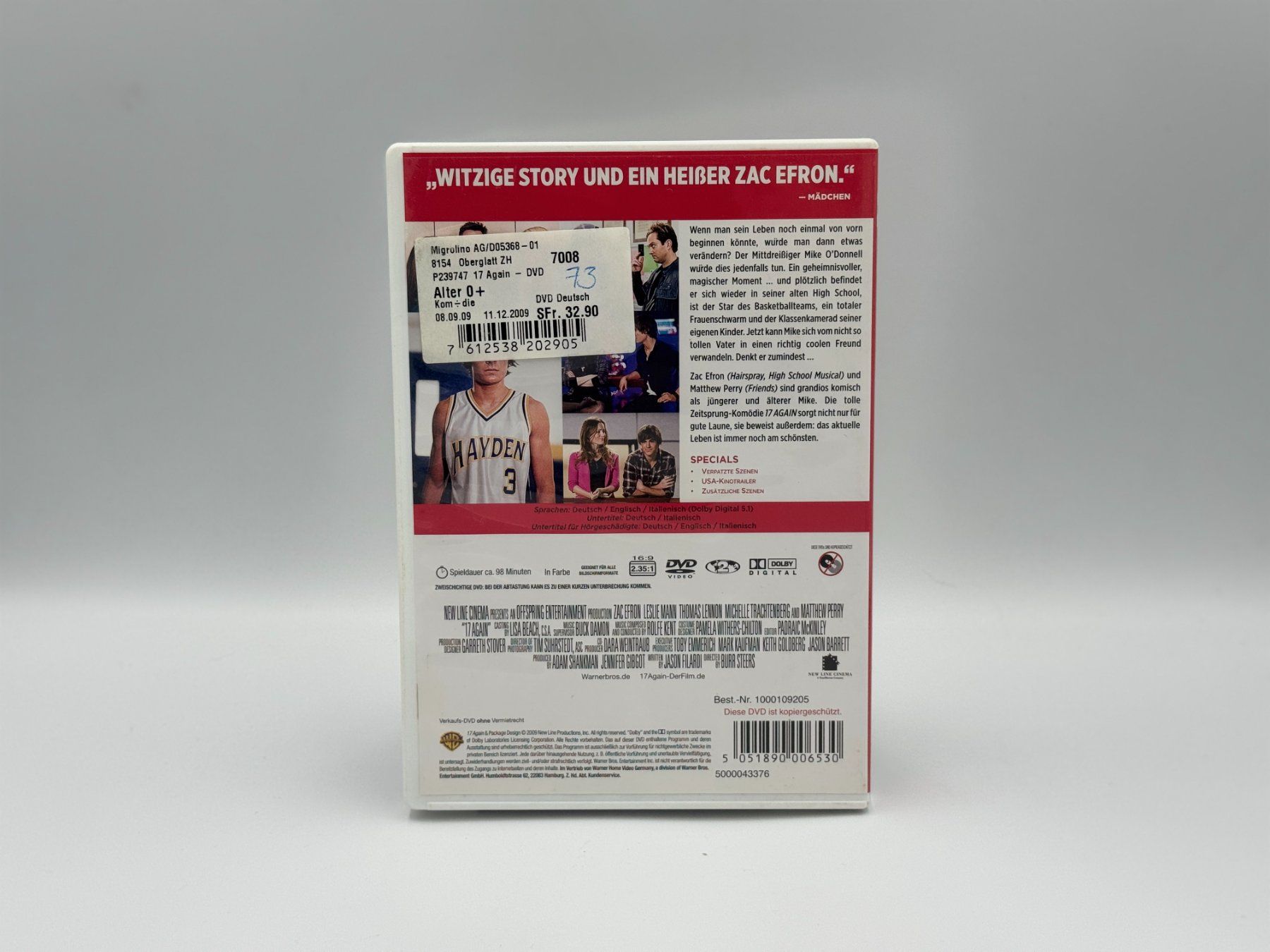 Tutti i DVDs: 17 AGAIN - Versand A-Post nur CHF 2.50! – Usato da Siblingen venduto da goodprice24 1