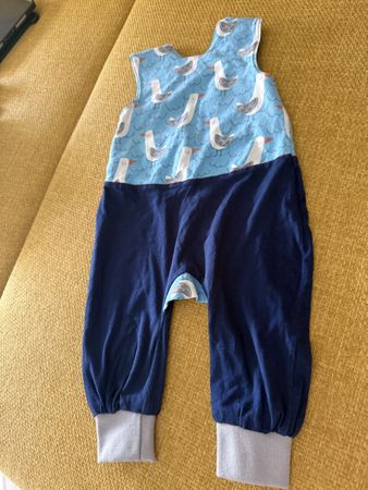 Süsser Baby Strampler mit Möwenprint, Grösse 62/68 ☁️