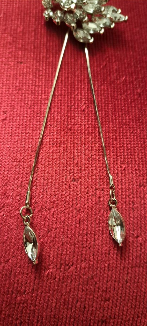 Ketten: Kette Schwan Glitzersteinchen ca. 80 lang – Gebraucht aus Ettingen von Maranathatalitha 3