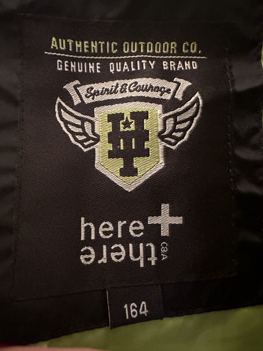C&A Jacken & Mäntel: Doudoune here+there garçon 164 noire doublée chaude hiver – Gebraucht aus Marly von Kouli 4